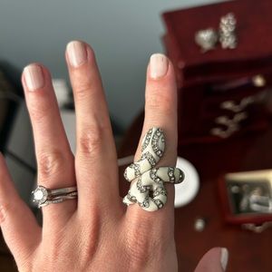 Costume jewelry snake ring